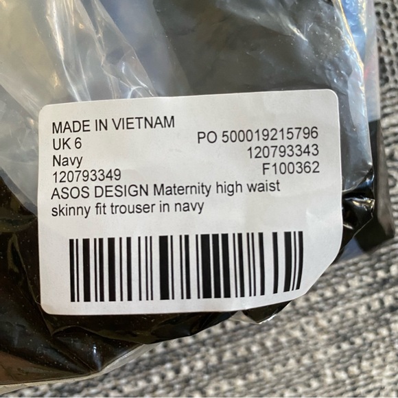 ASOS DESIGN Maternity high waist skinny fit pants - Picture 7 of 7